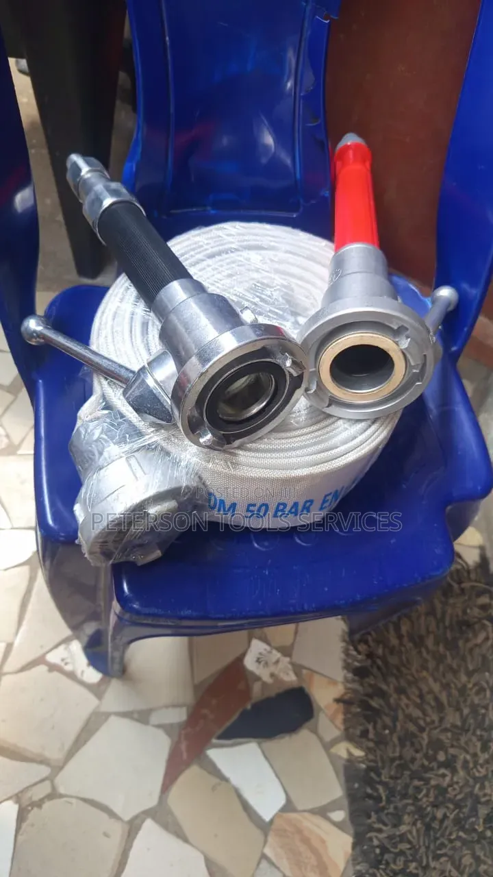 2" Canvas Fire Hose With Nozzle