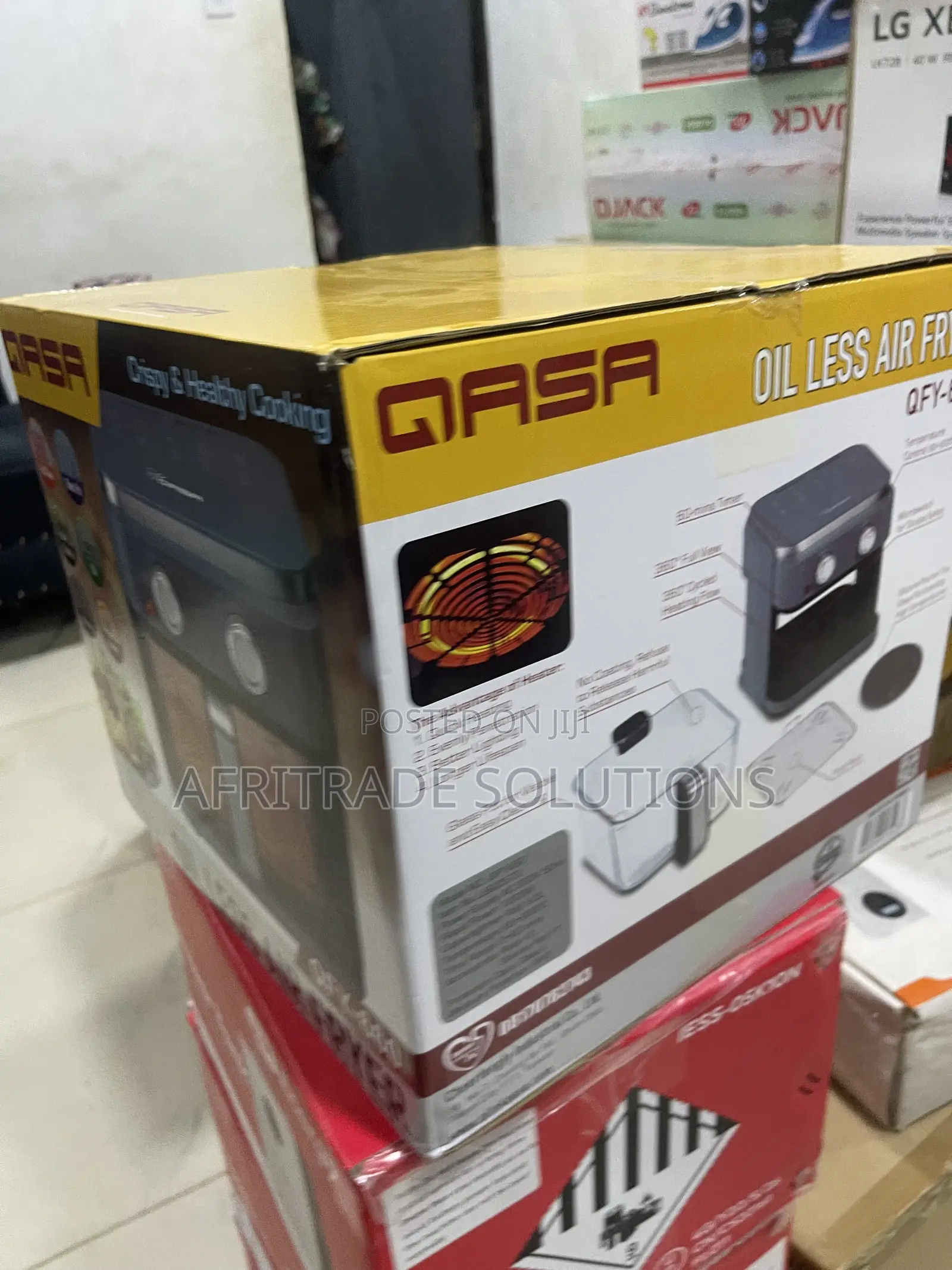 Qasa QFY-660 Oil Free 6L Fryer for Easy Home Cooking
