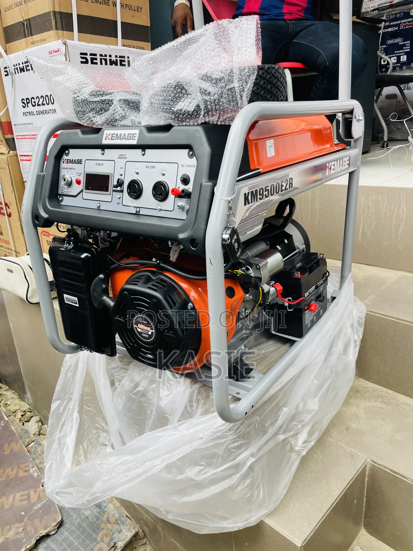 7.5kva Original Kemage Remote Control Petrol ⛽ Generator