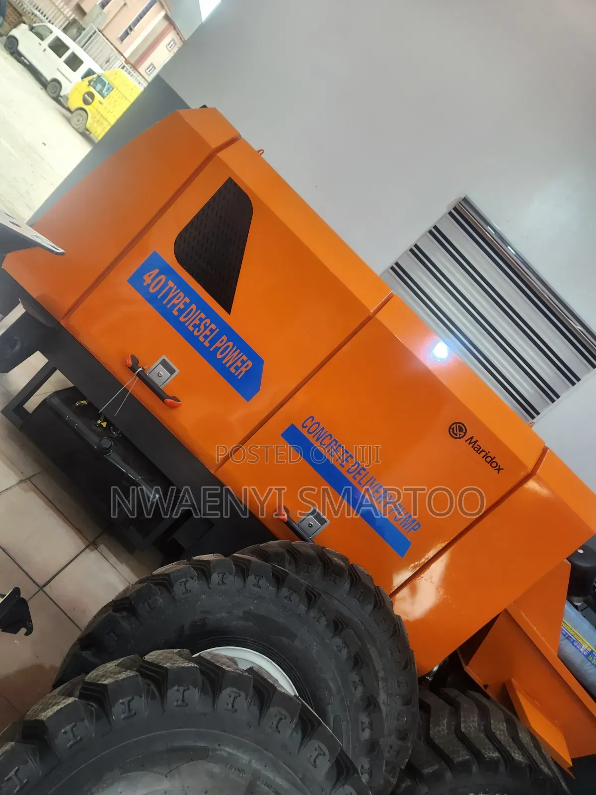 40cubic Concrete Pump With 100meters Pipe