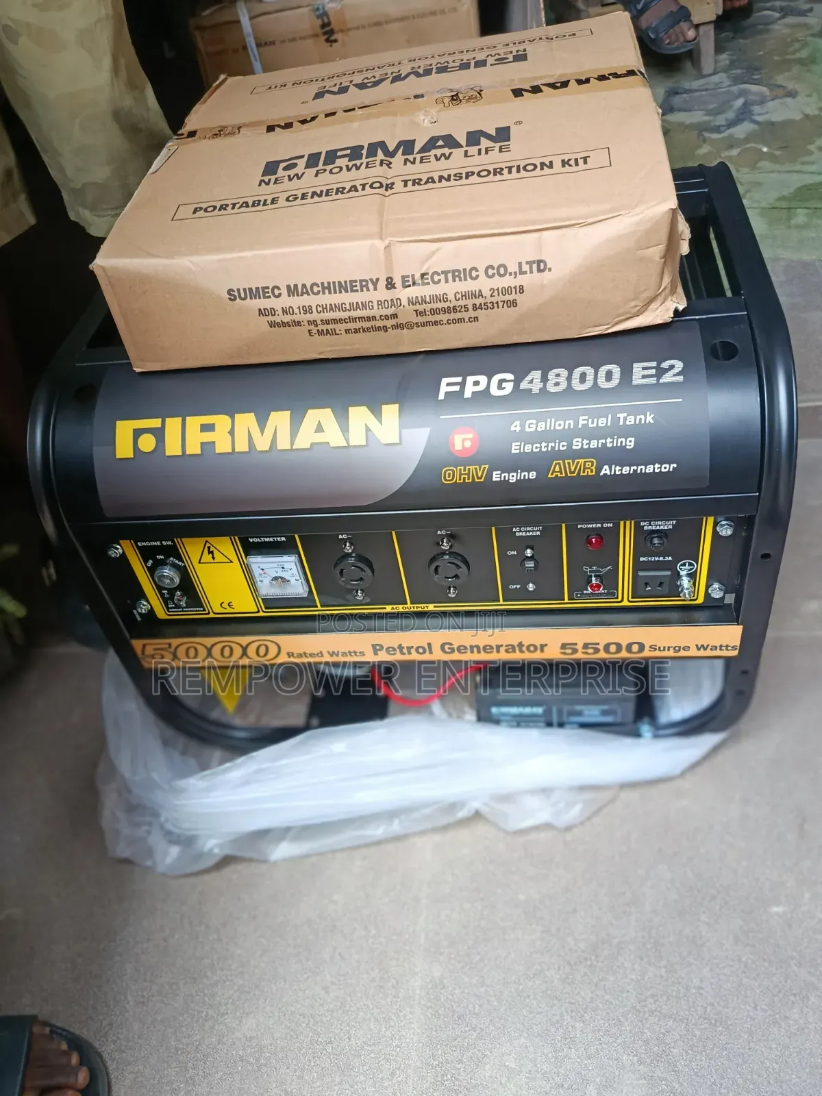 Firman FPG 4800e2 5kva