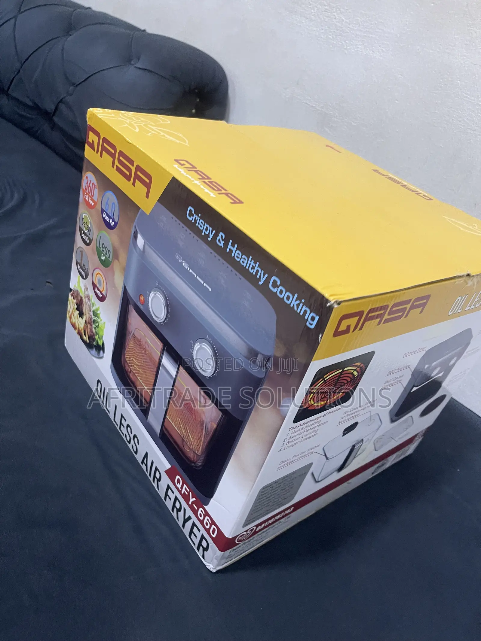 Qasa QFY-660 6L Oil Free Fryer for Healthier Meals