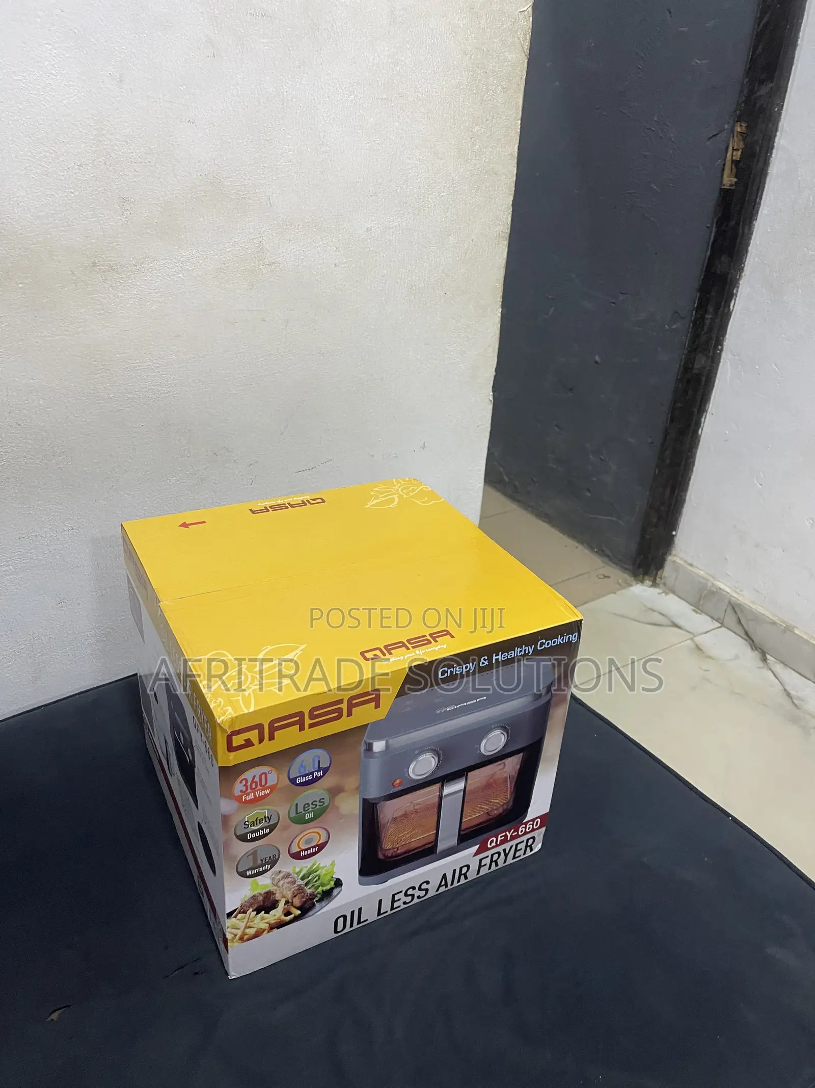 Qasa QFY-660 Oil Free 6L Air Fryer for Family Meals