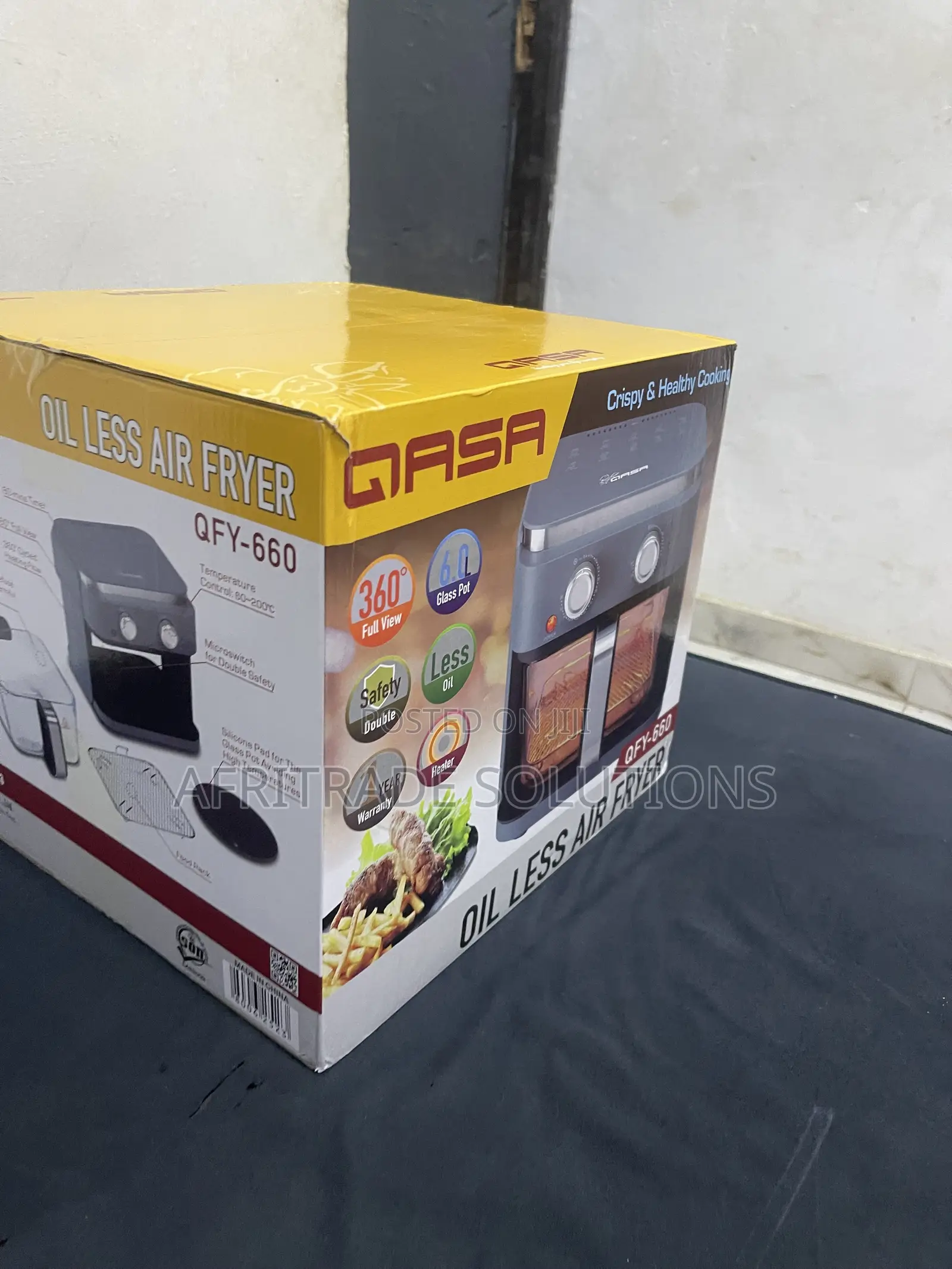 Qasa QFY-660 6L Air Fryer for Crispy Cooking at Home