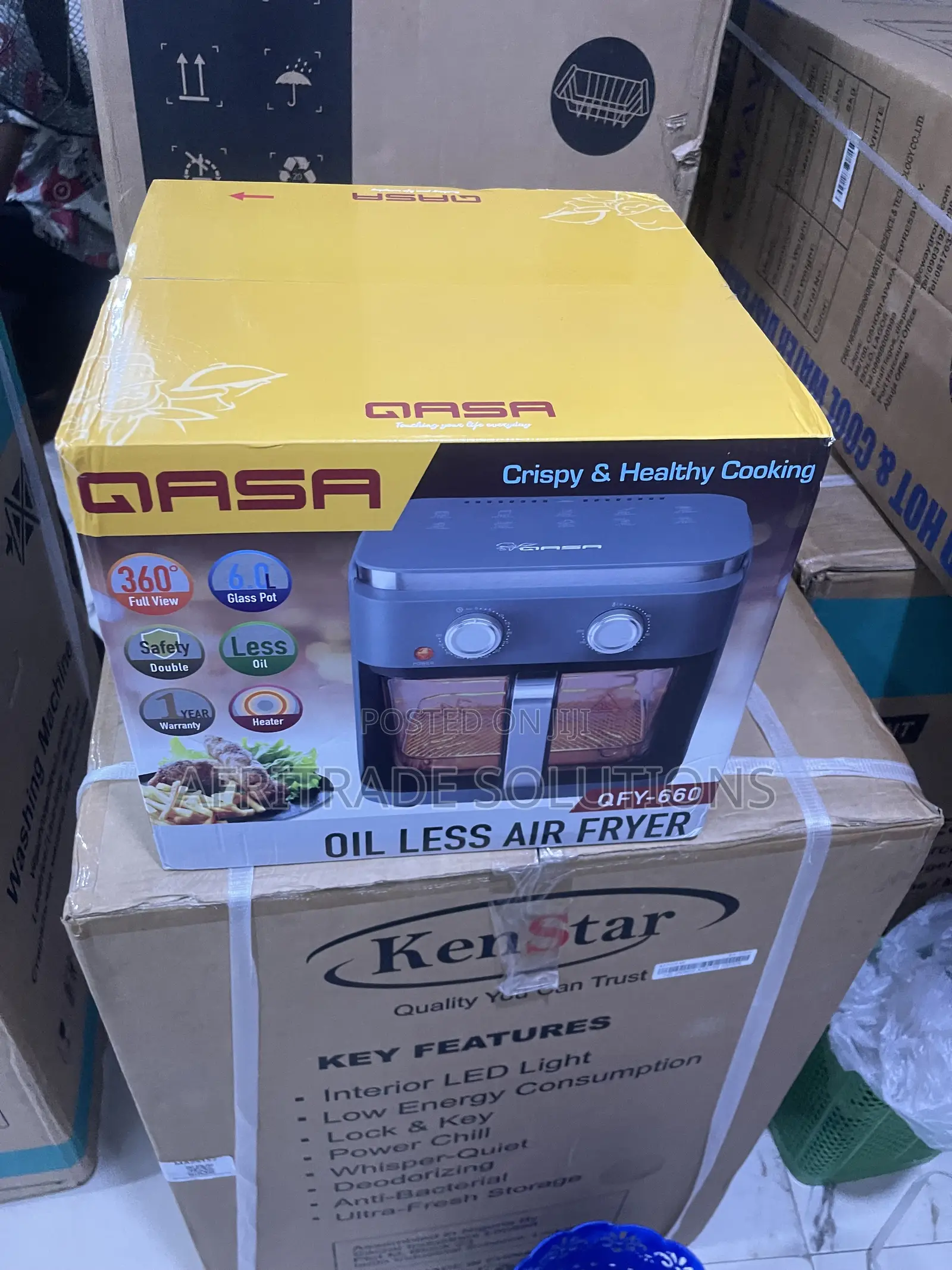 Qasa QFY-660 Oil Free 6L Air Fryer for Quick Meal Prep