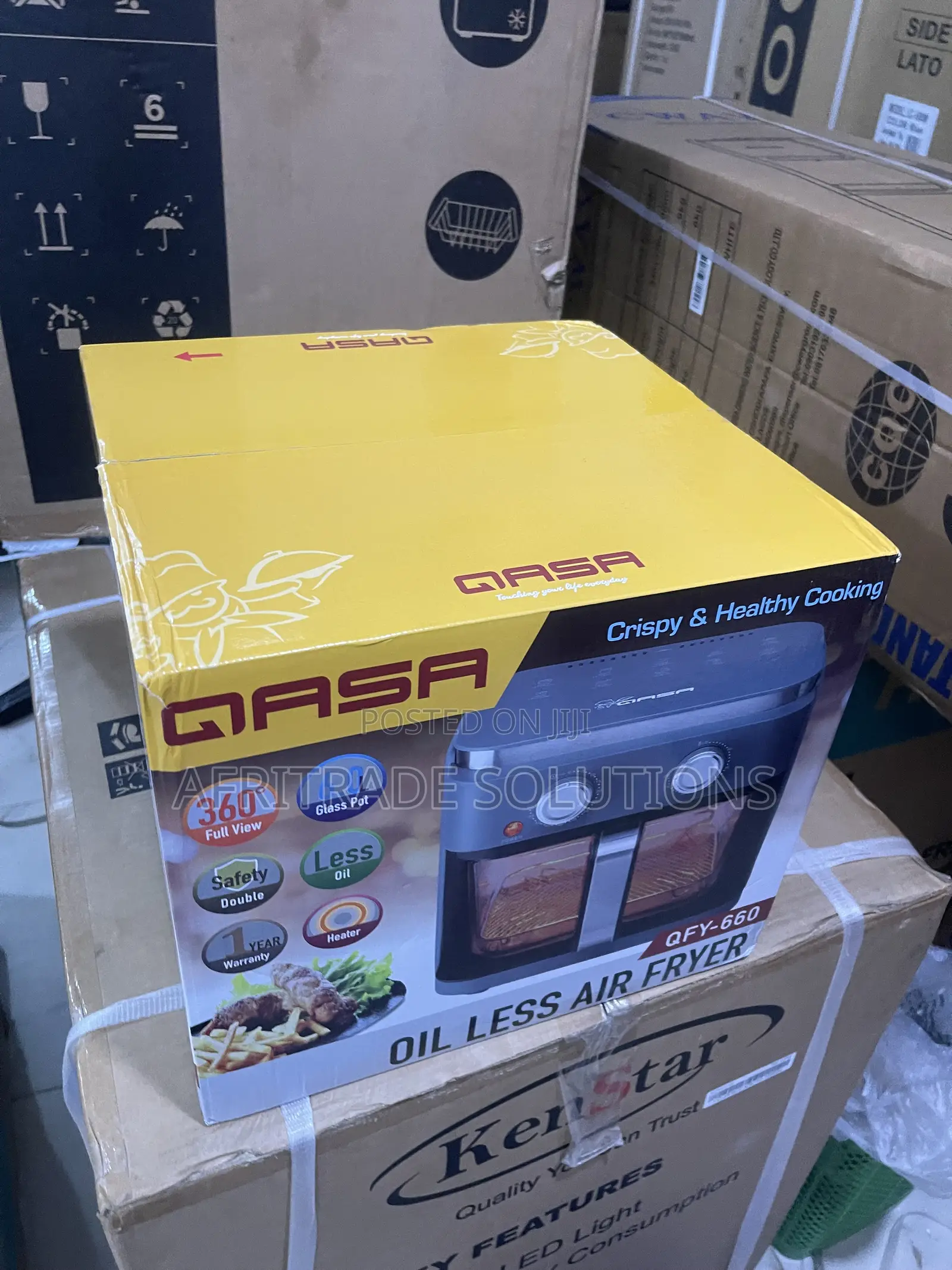 Qasa QFY-660 6L Air Fryer for Effortless Cooking