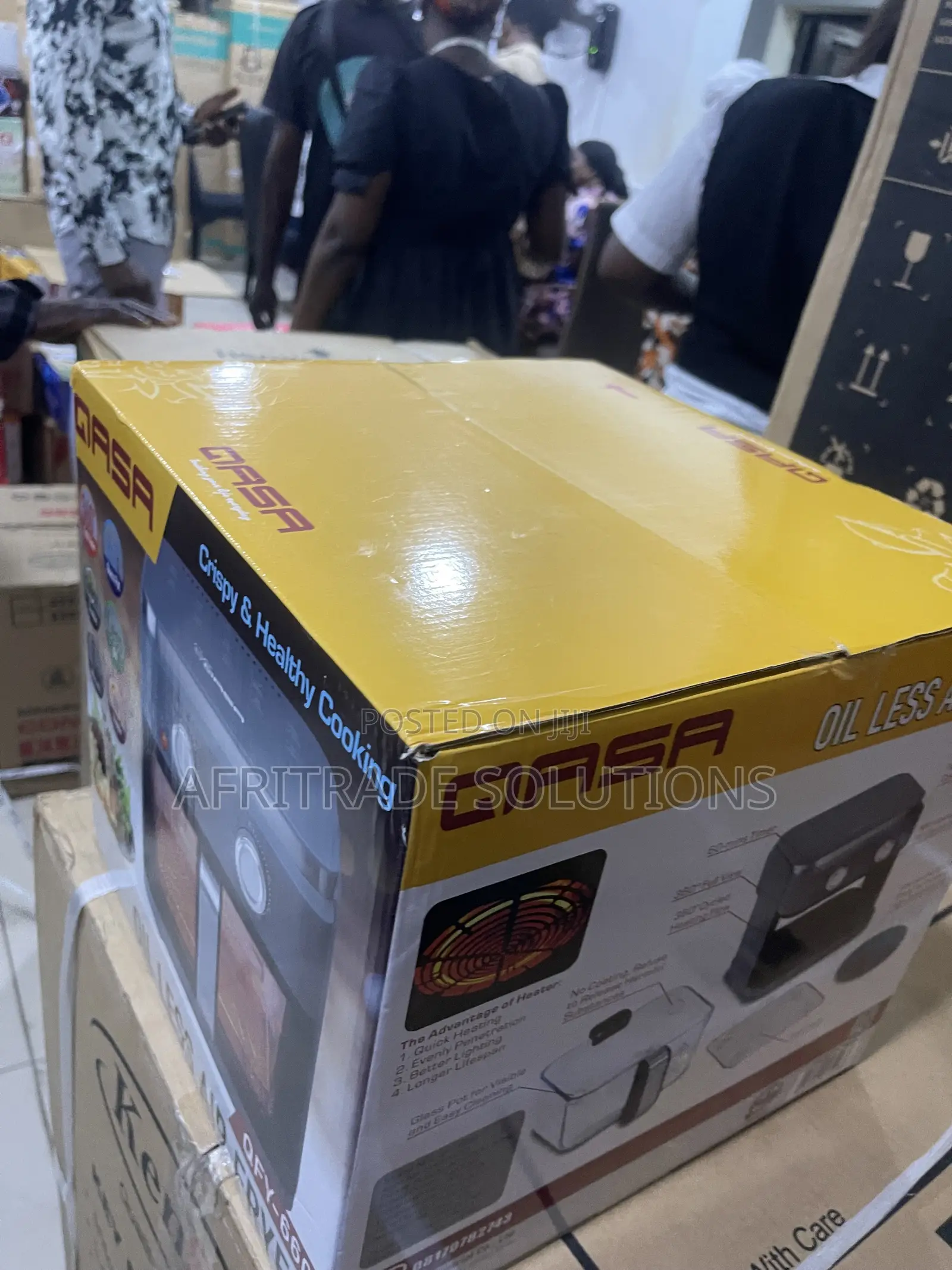 Qasa QFY-660 6L Oil Free Air Fryer for Everyday Meals
