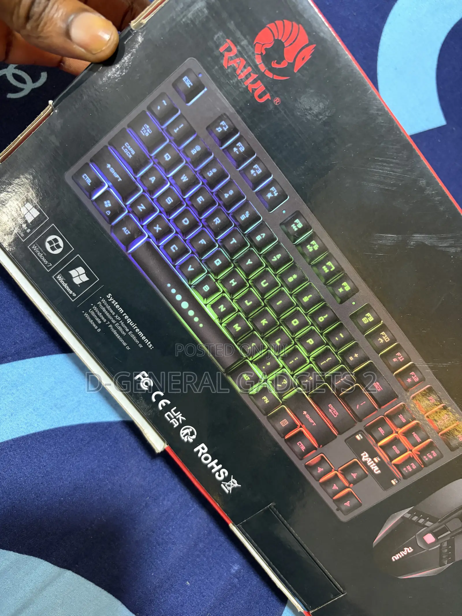 RGB Gaming Keyboard + Mouse