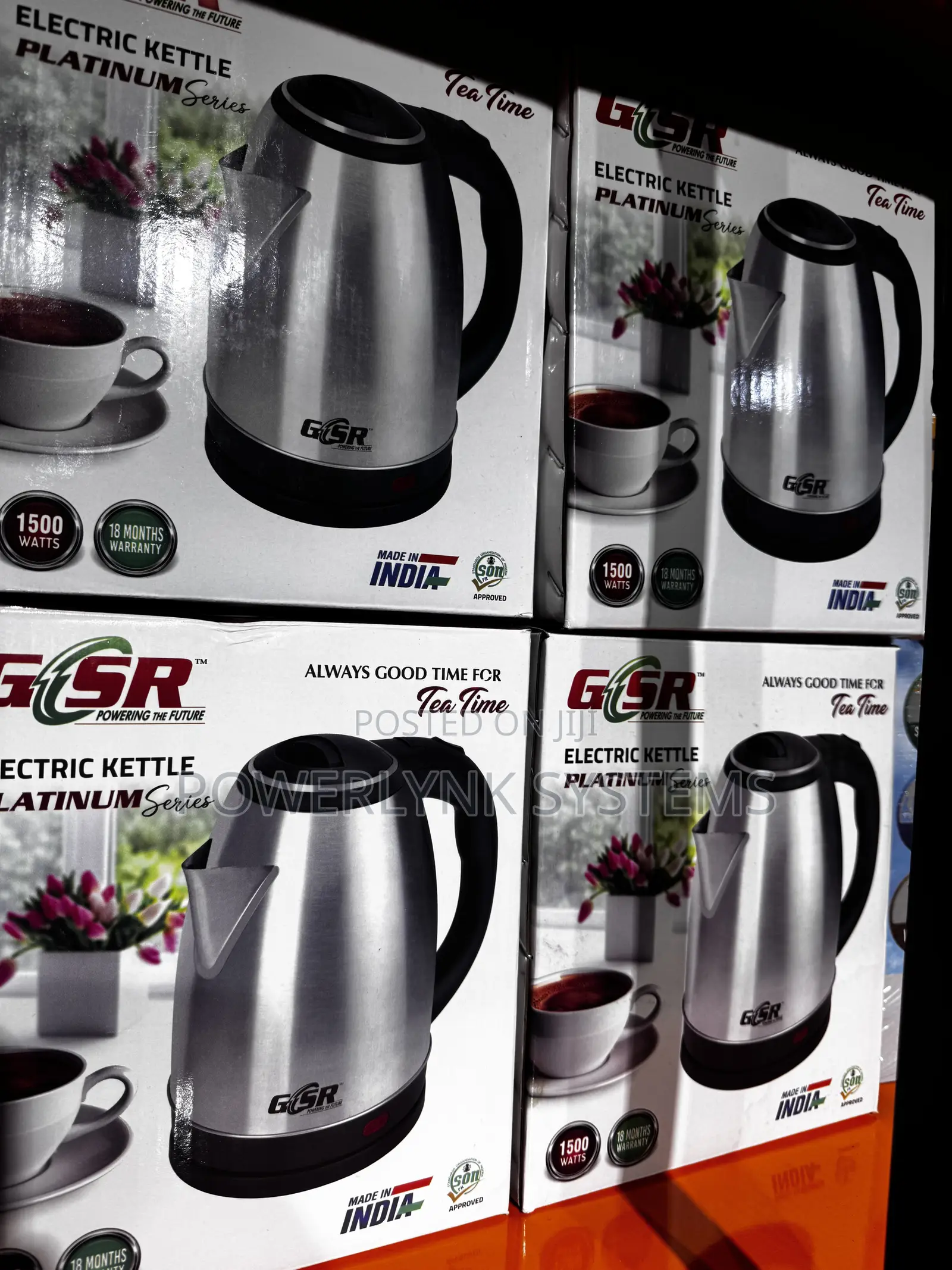 GSR Electric Kettle Platinum Series