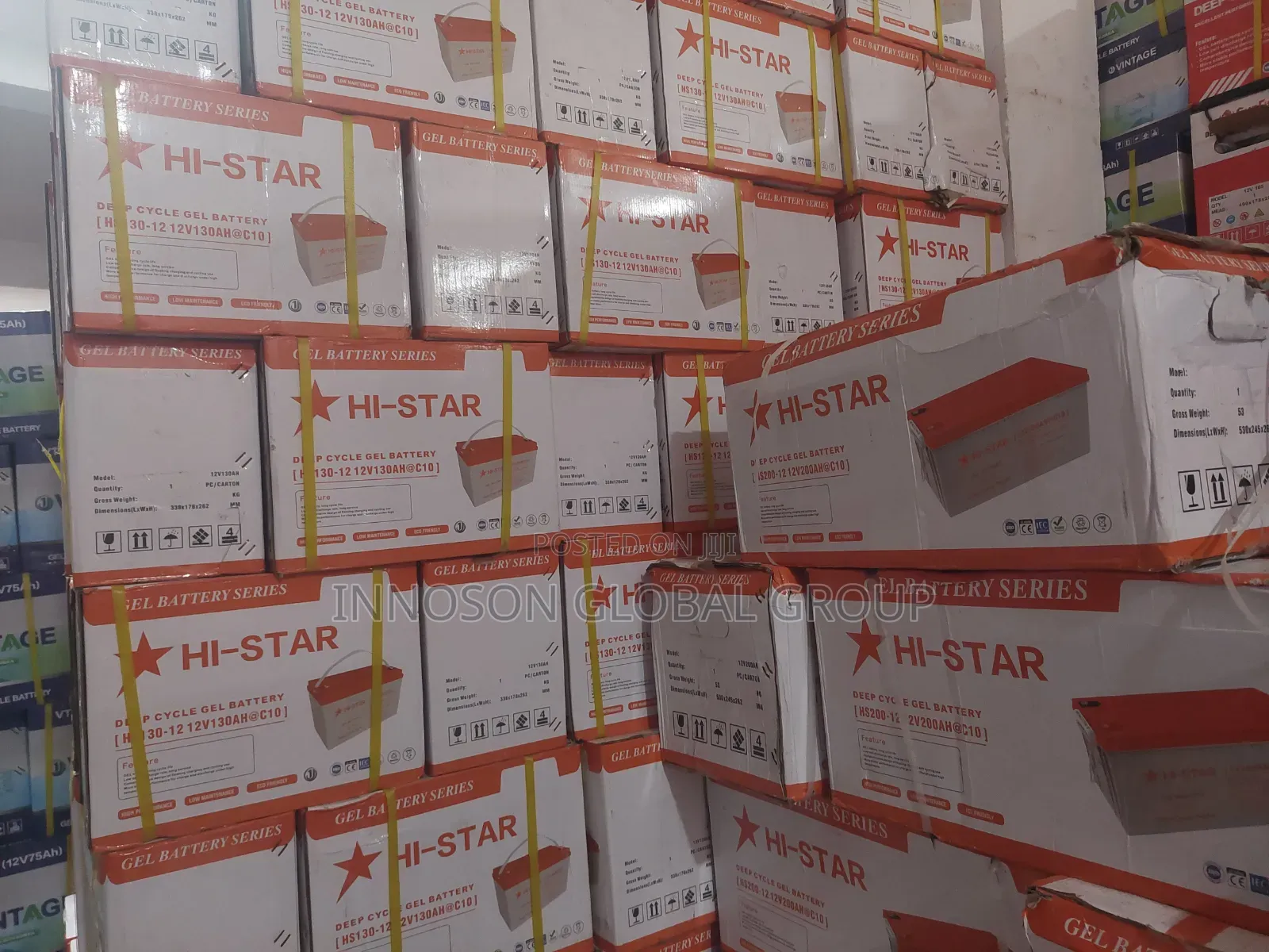 200Ah 12v Hi Star Gel Solar Battery