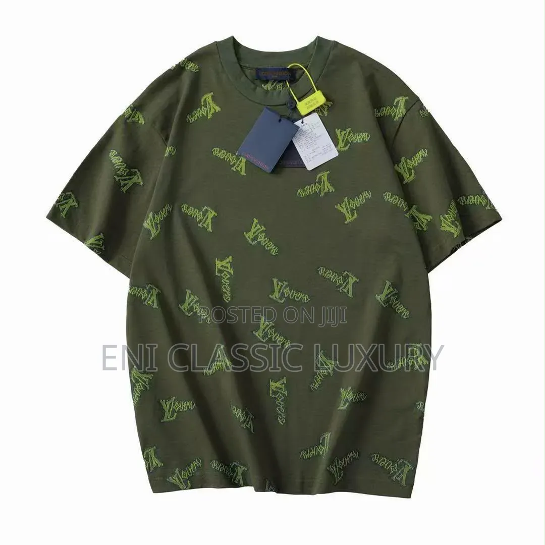 Pure Quality Luxury Men's Round Neck Louis Vuitton Well Banded Package