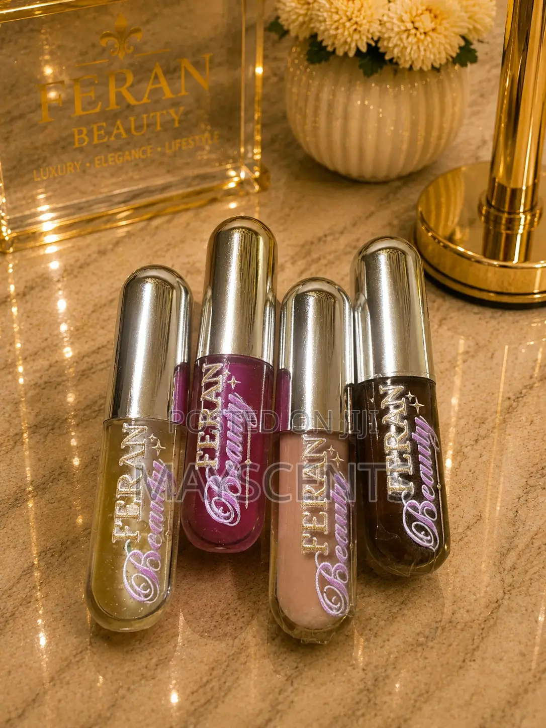 Feran Beauty Lip Gloss – The Pearl Collection