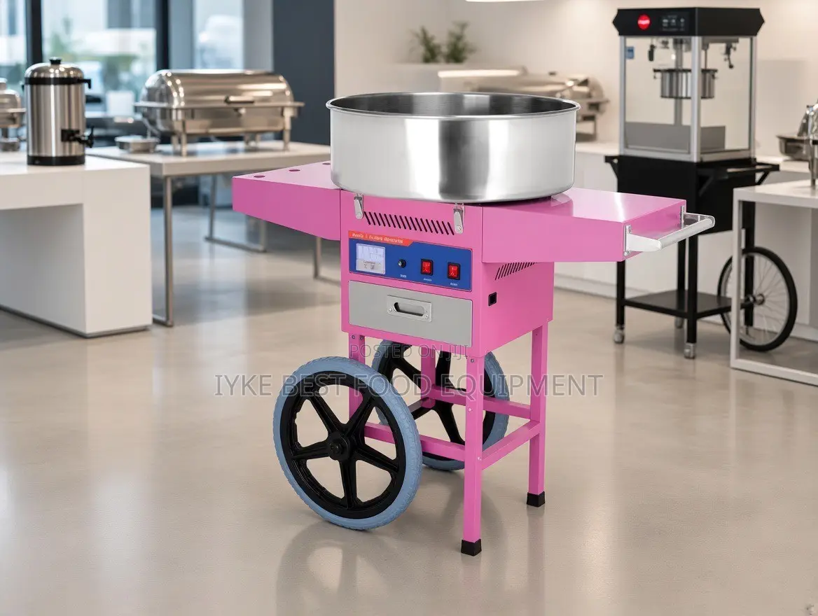 Candy Floss Machine With Cart