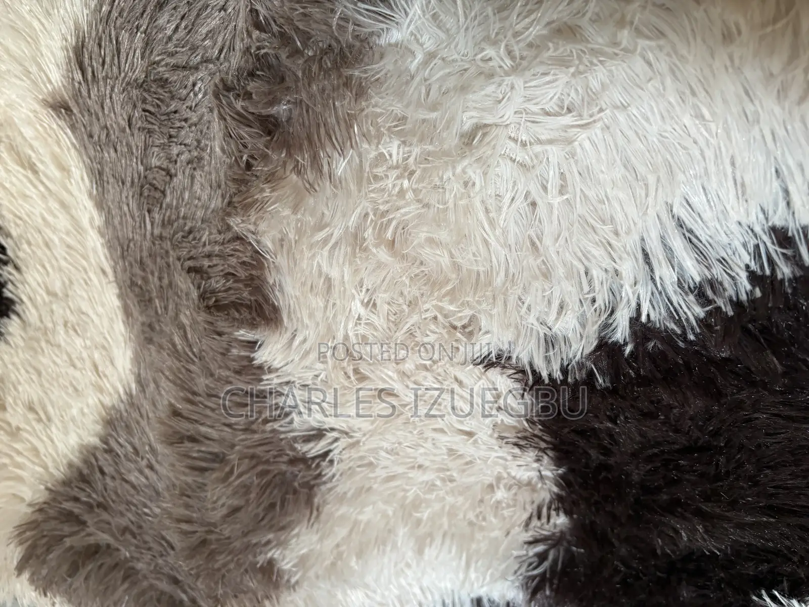 Fluffy Plush Fur Shaggy Rug 140x200cm Big Sze