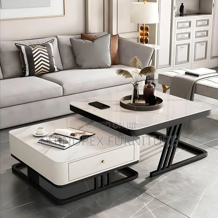 Two in One Modern Center Table Coffee Table