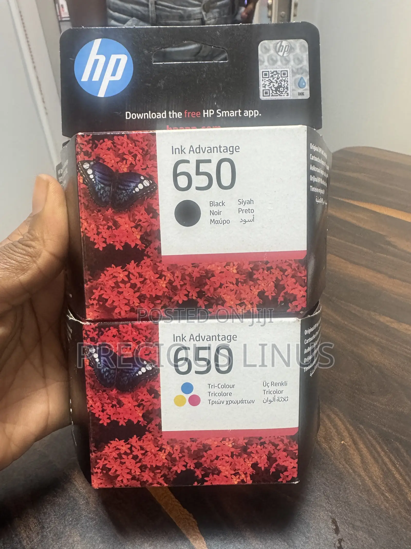 Original 650 Printer Ink Cartridge Set