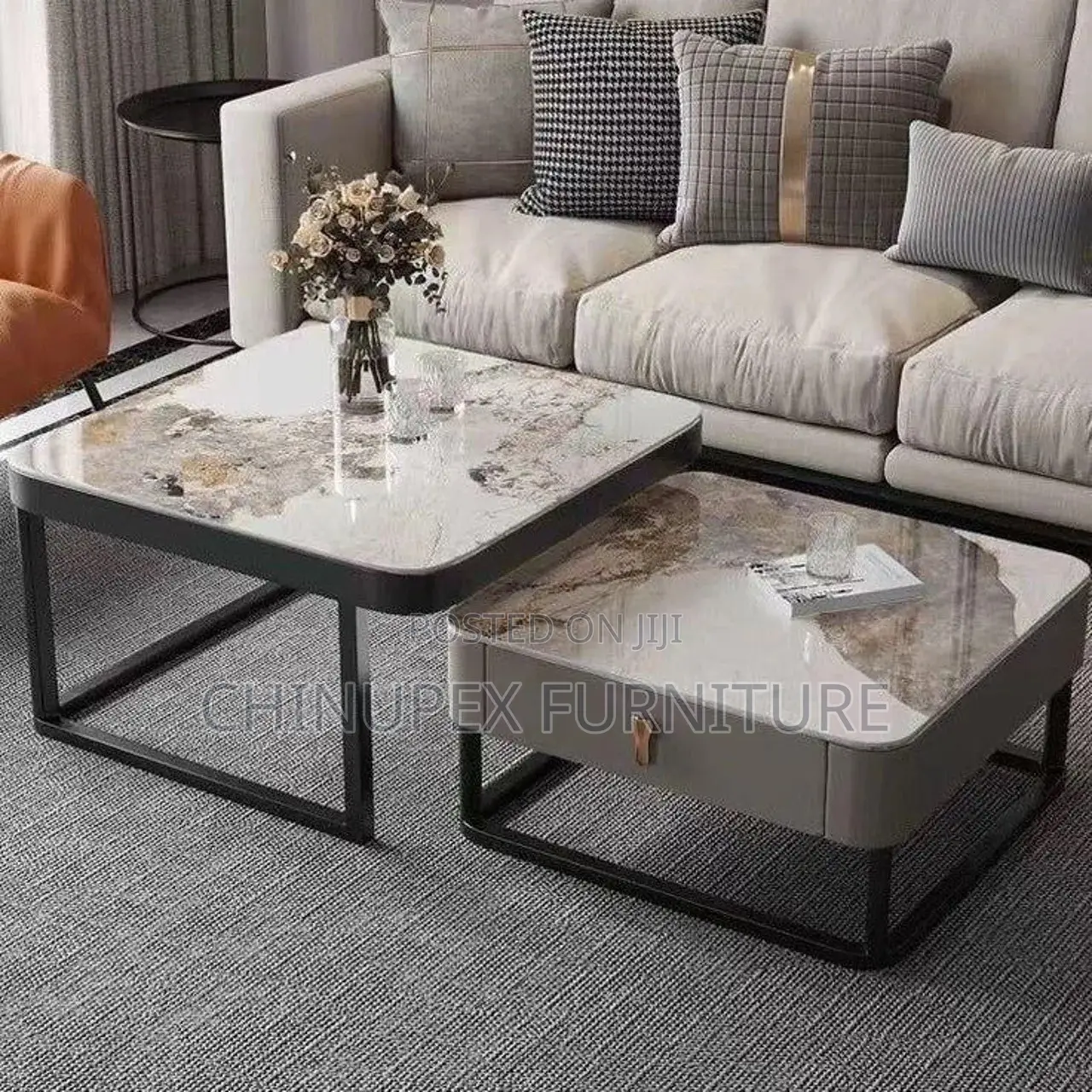 Two in One Modern Center Table Coffee Table