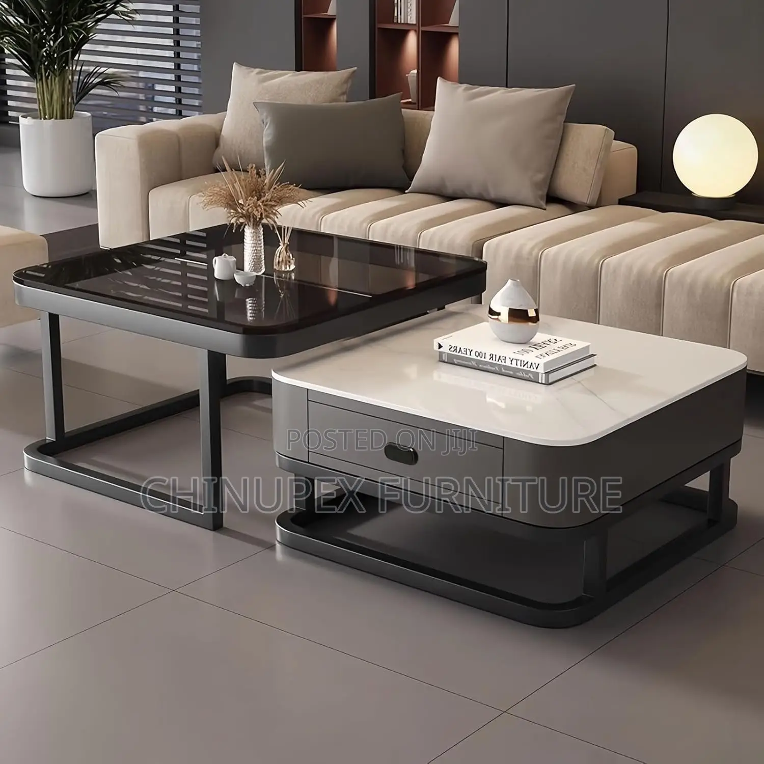 2 in 1 Modern Center Table Coffee Table