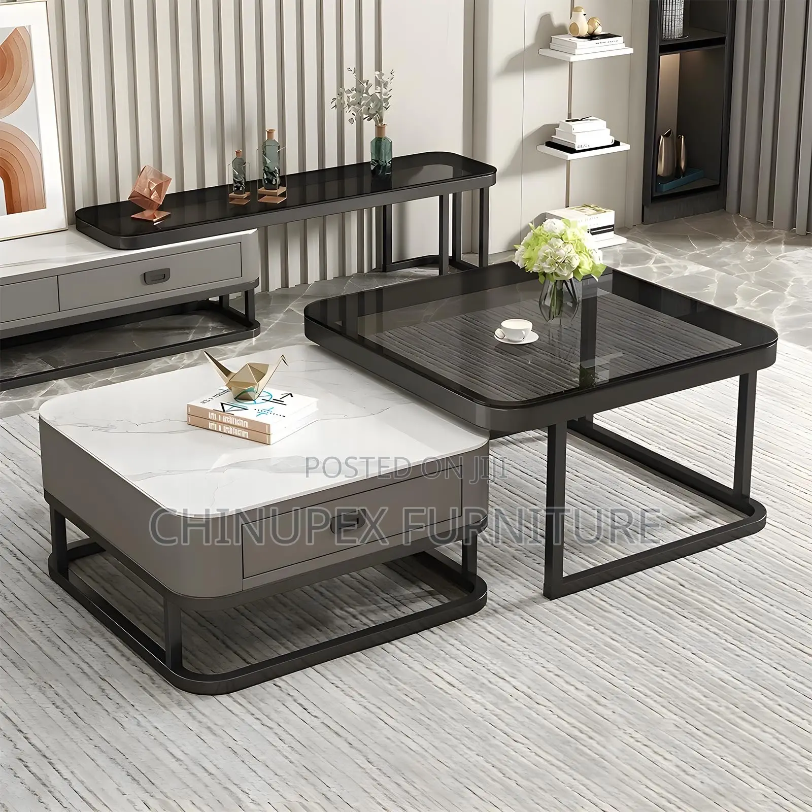 2 in 1 Modern Center Table Coffee Table