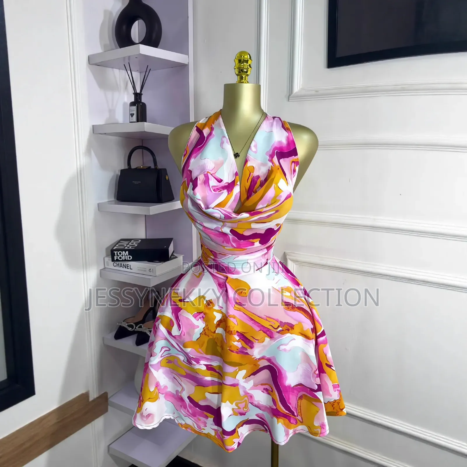 Classic Flowery Female Dress