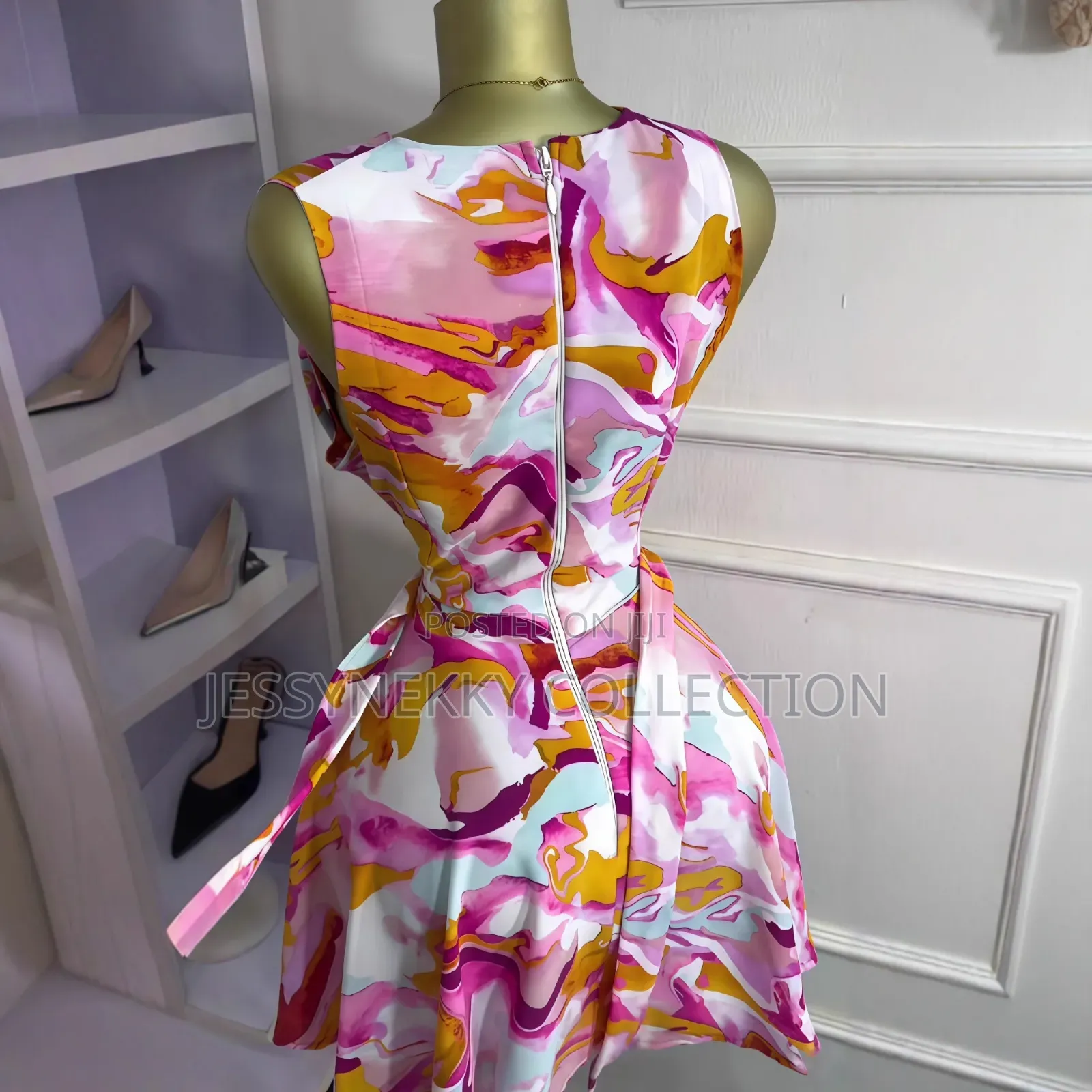 Classic Flowery Female Dress