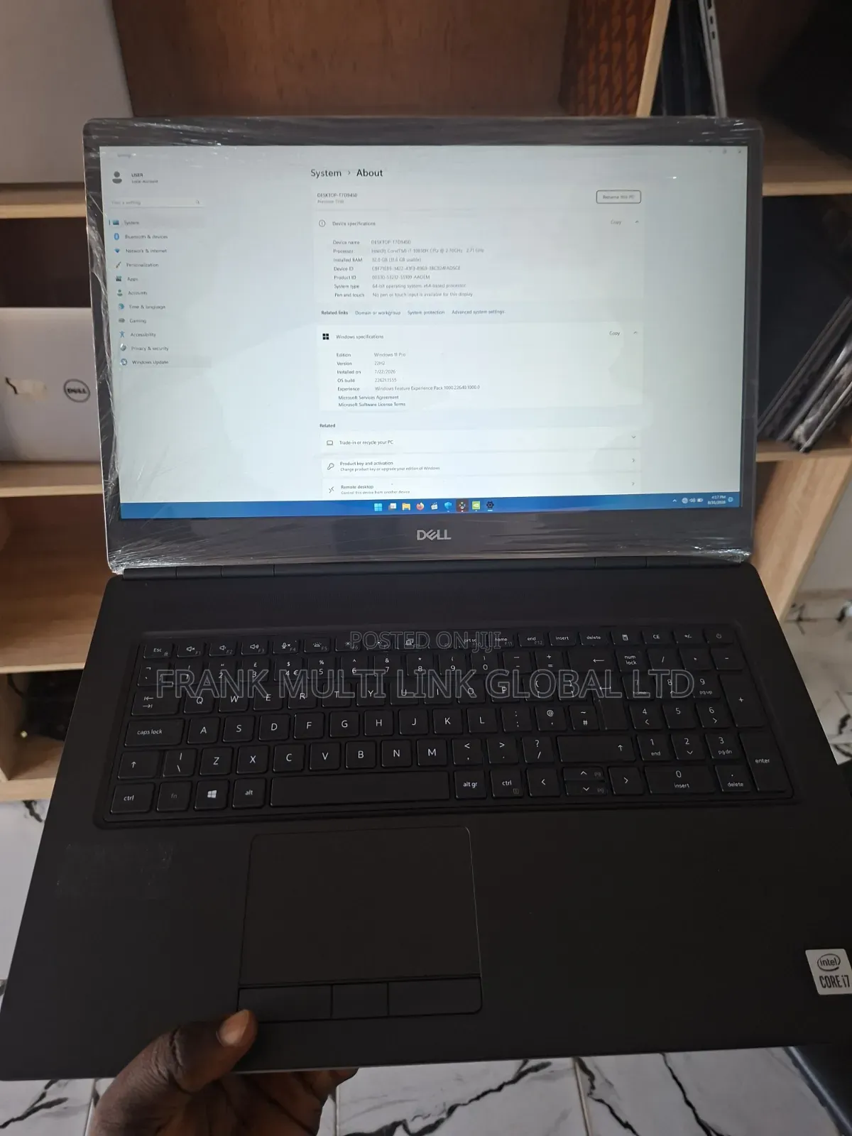 Laptop Dell Precision 7750 32GB Intel Core i7 SSD 512GB