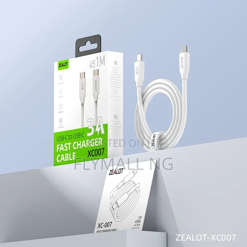 ZEALOT XC007 USB-C to USB-C Fast Charging Cable