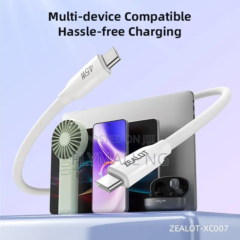 ZEALOT XC007 USB-C to USB-C Fast Charging Cable