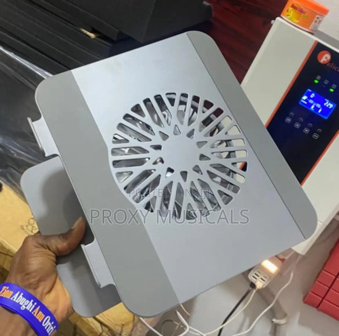 Adjustable Laptop Stand With Inbuilt Fan