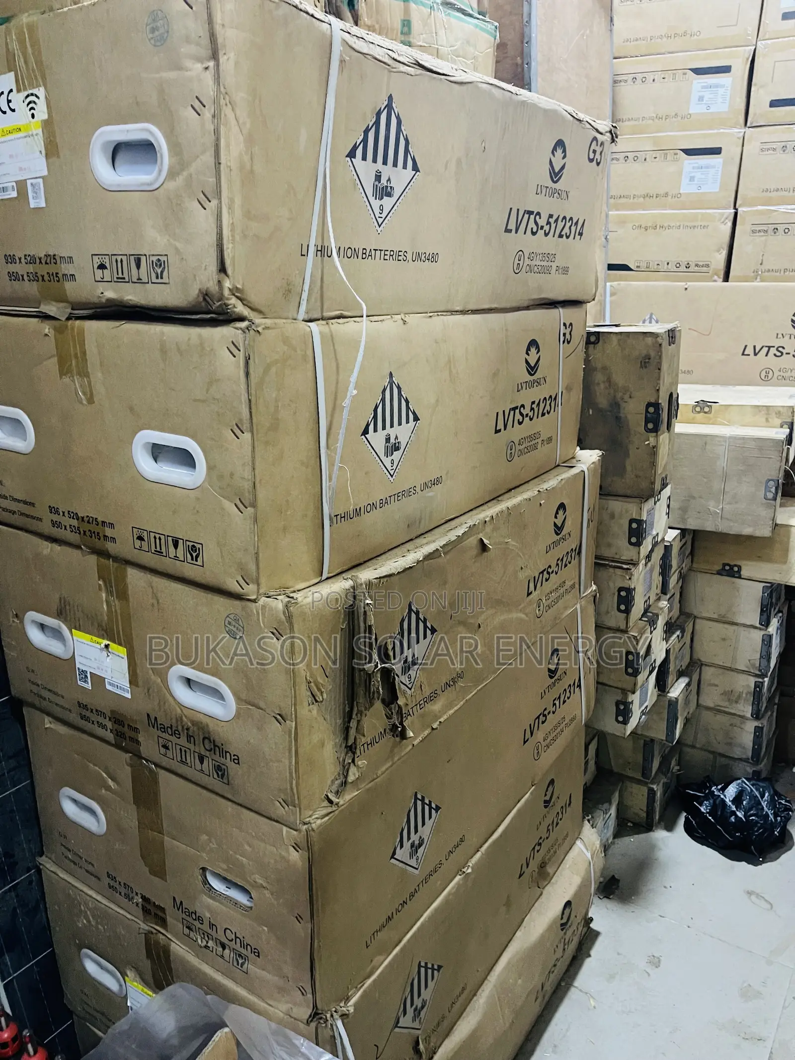 16kwh 48v LVTOPSUN Lithium Ion Battery