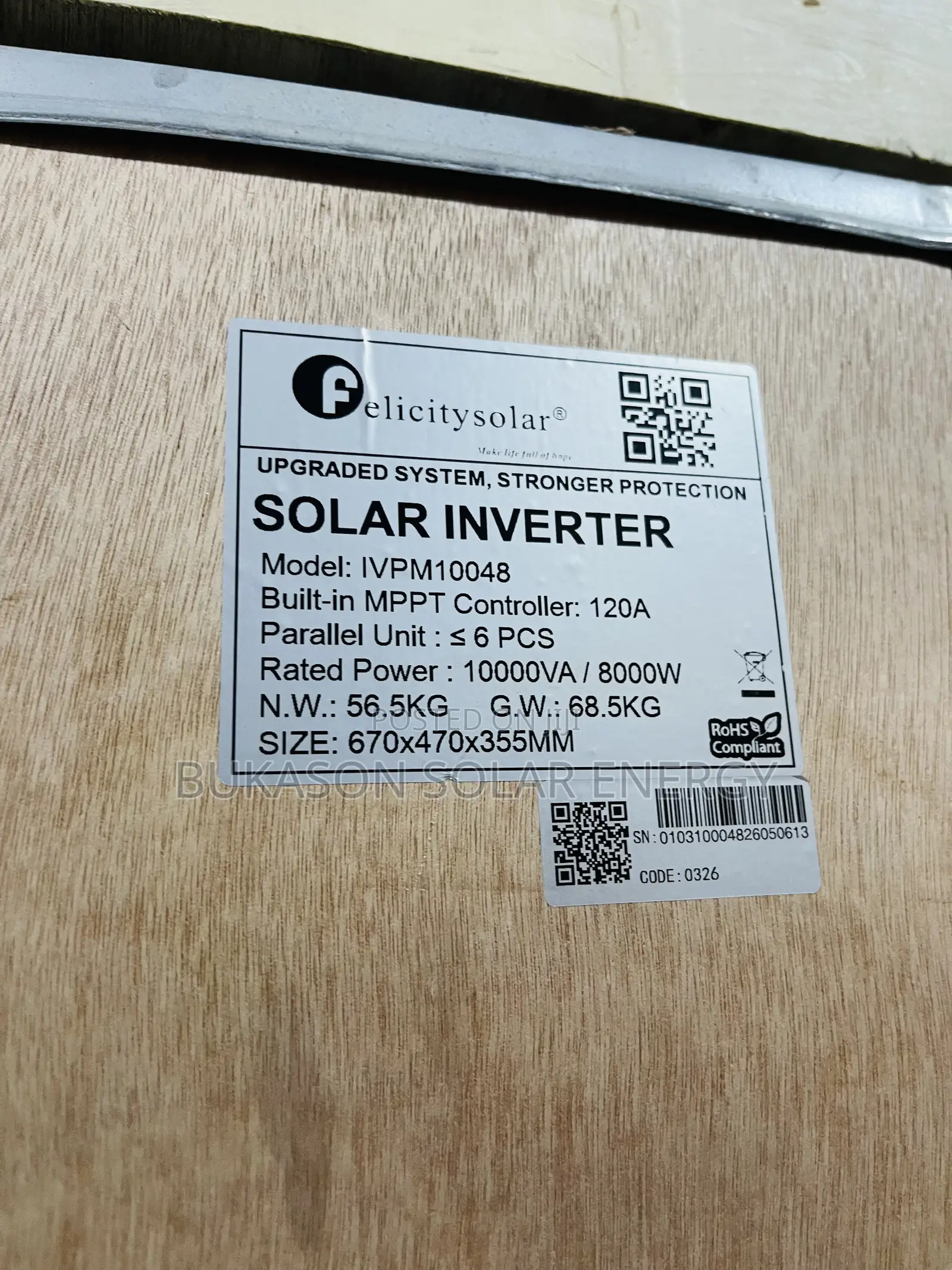 10kva 48v Hybrid Felicity Inverter