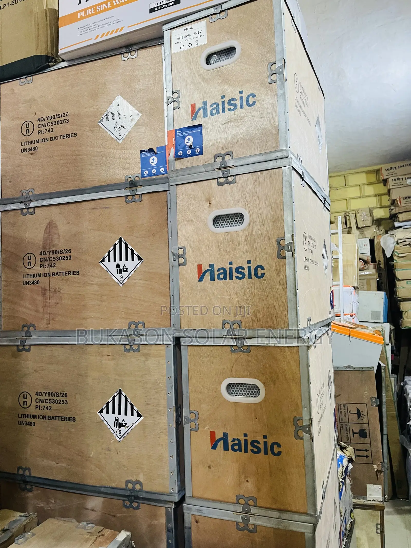 8kwh 24v Haisic Lithium Ion Battery