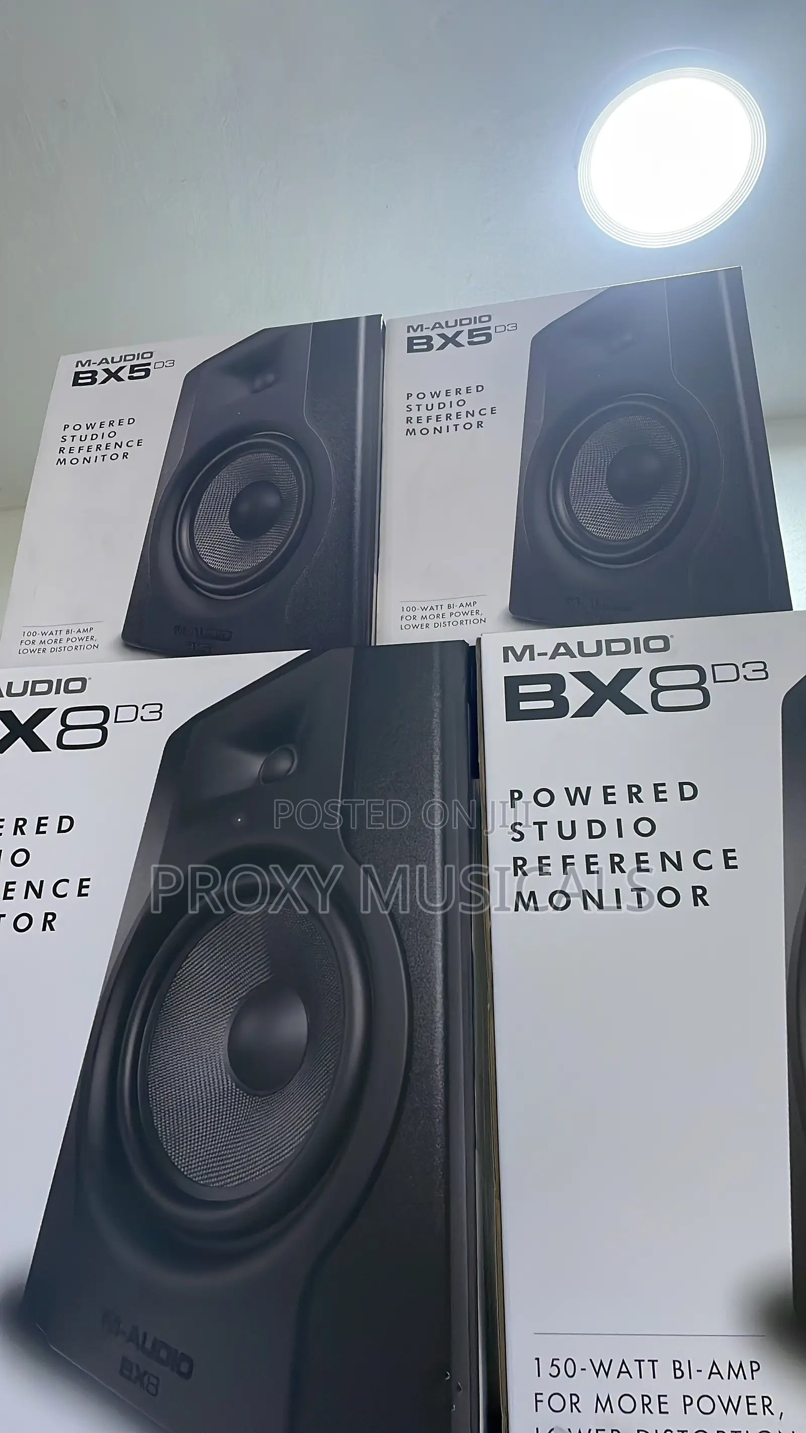 M-Audio BX5D3, BX8D3 Studio Monitor Speakers