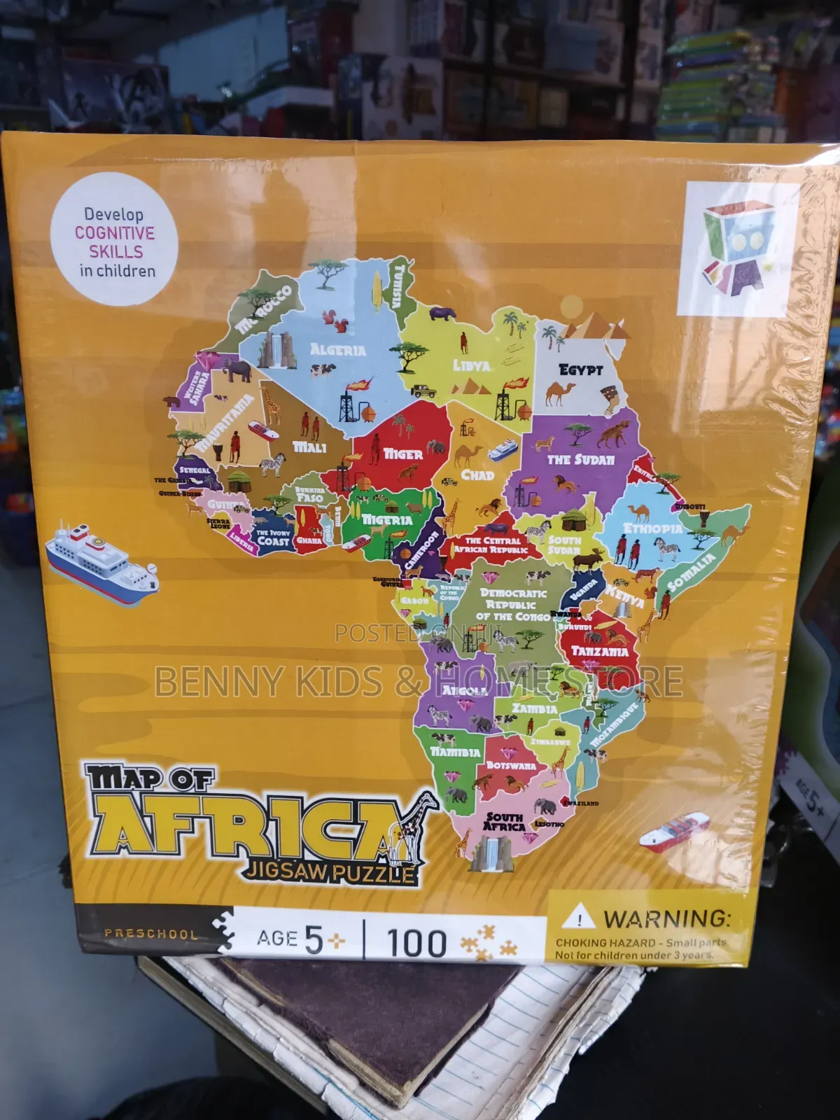 Map of Africa Jigsaw Puzzle Set