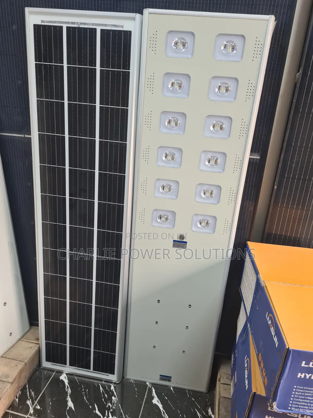 Original Wakatek 12eyes All in One Aluminium Body Solar Streetlight