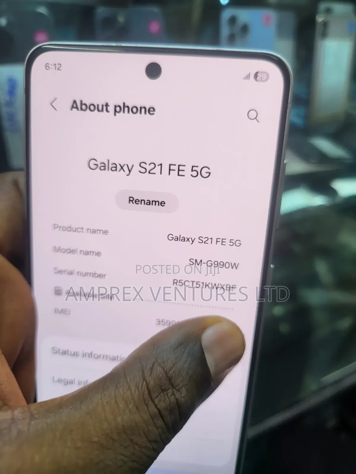 Samsung Galaxy S21 FE 5G 128 GB White