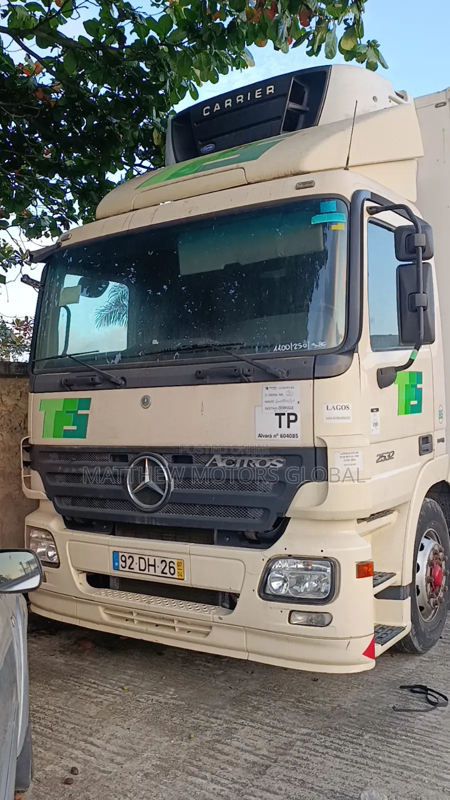 Super Clean Grade a Mercedes Benz Actros Cold Room Truck