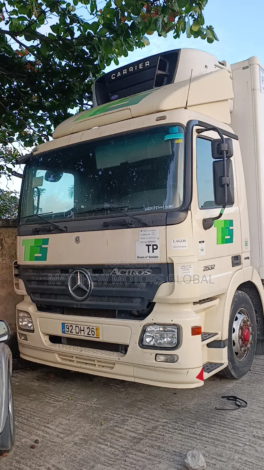Super Clean Grade a Mercedes Benz Actros Cold Room Truck