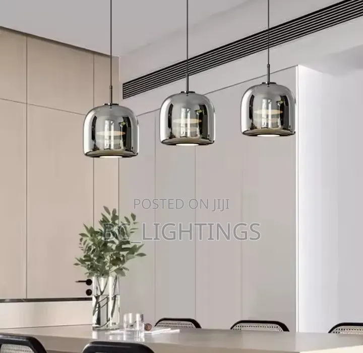 Nordic Modern Glass  Pendant Light Minimalist Hanging Lamp for Kitchen