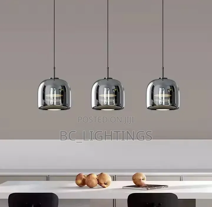 Nordic Modern Glass  Pendant Light Minimalist Hanging Lamp for Kitchen