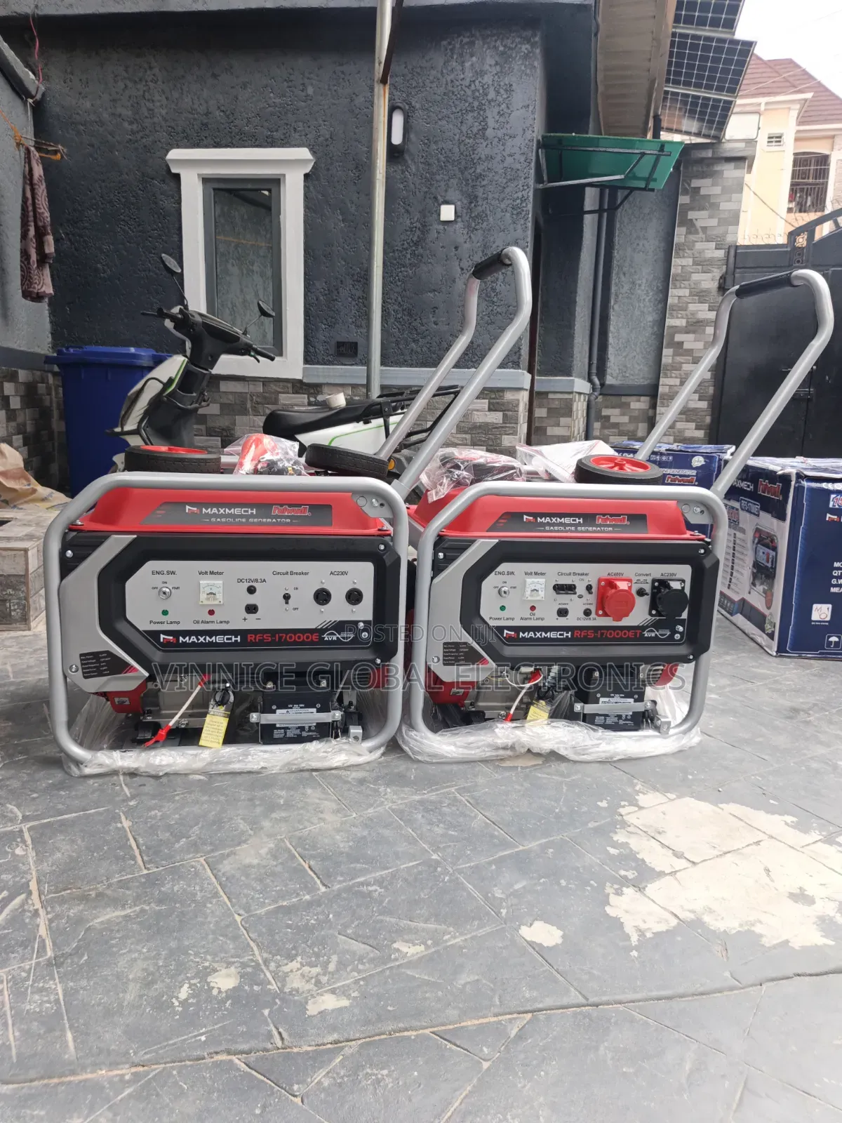 15KVA Maxmech Generator With 100% Pure Copper Coil Three Phase
