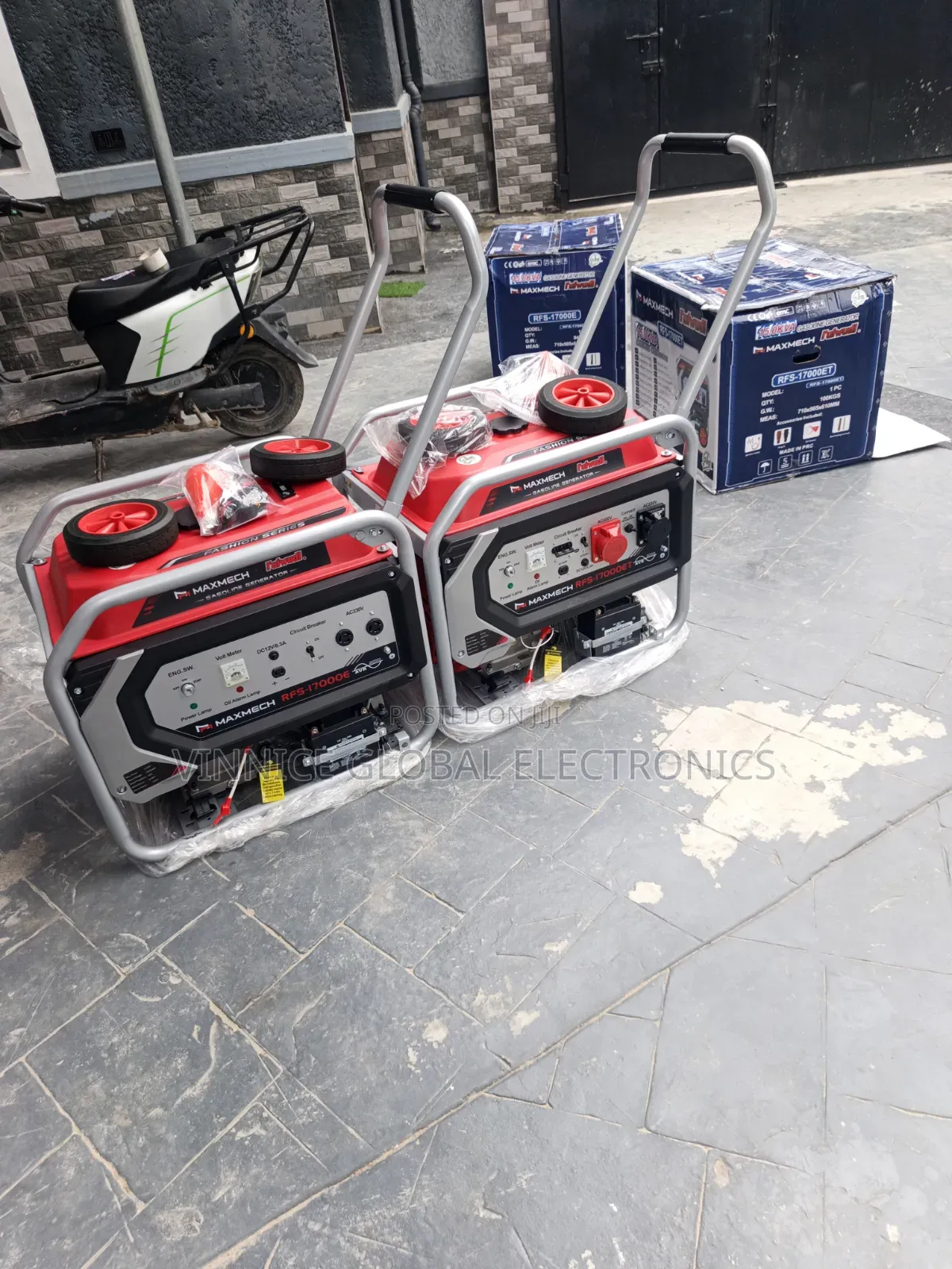 15KVA Maxmech Generator With 100% Pure Copper Coil Three Phase