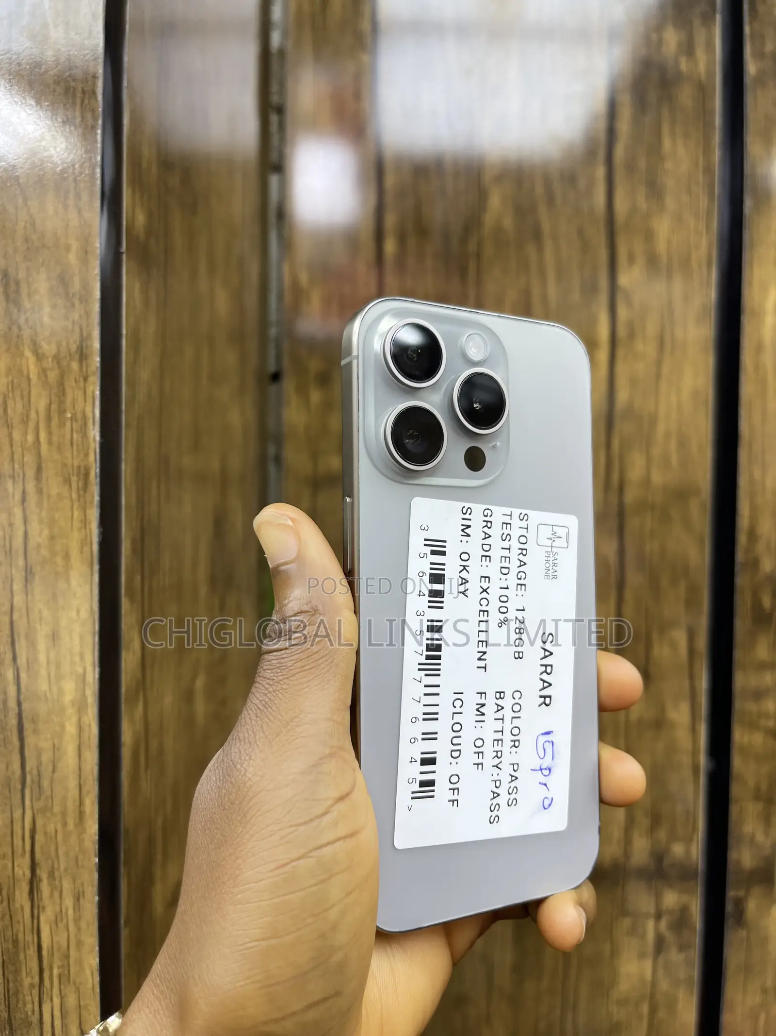 Apple iPhone 15 Pro 128 GB Gray