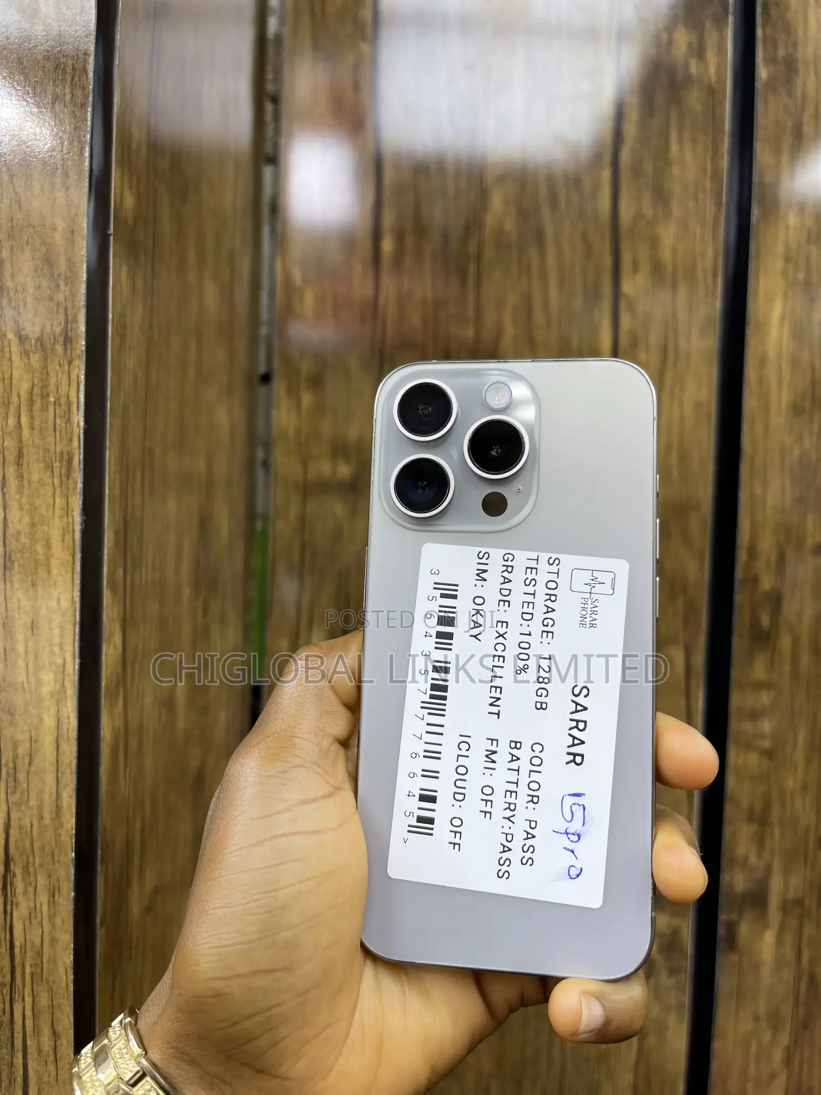 Apple iPhone 15 Pro 128 GB Gray