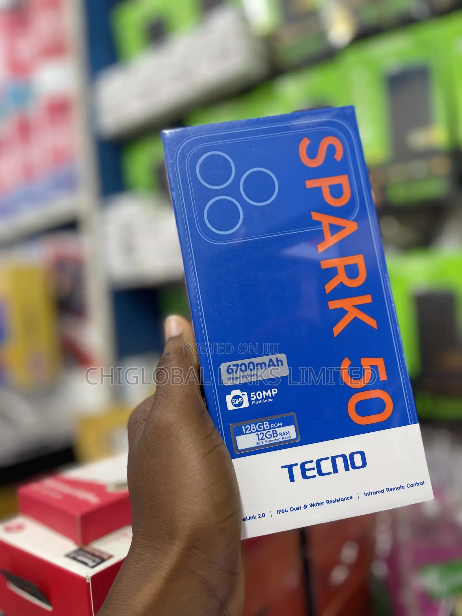 New Tecno Spark 50 128 GB Blue