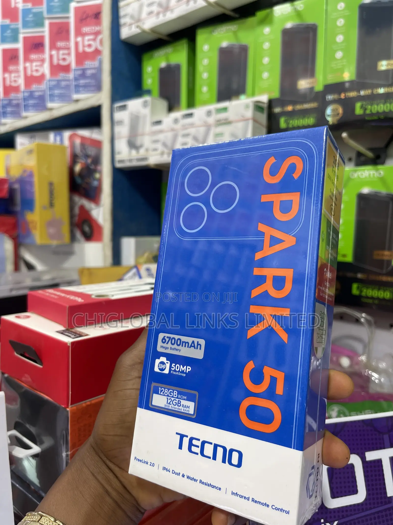 New Tecno Spark 50 128 GB Blue
