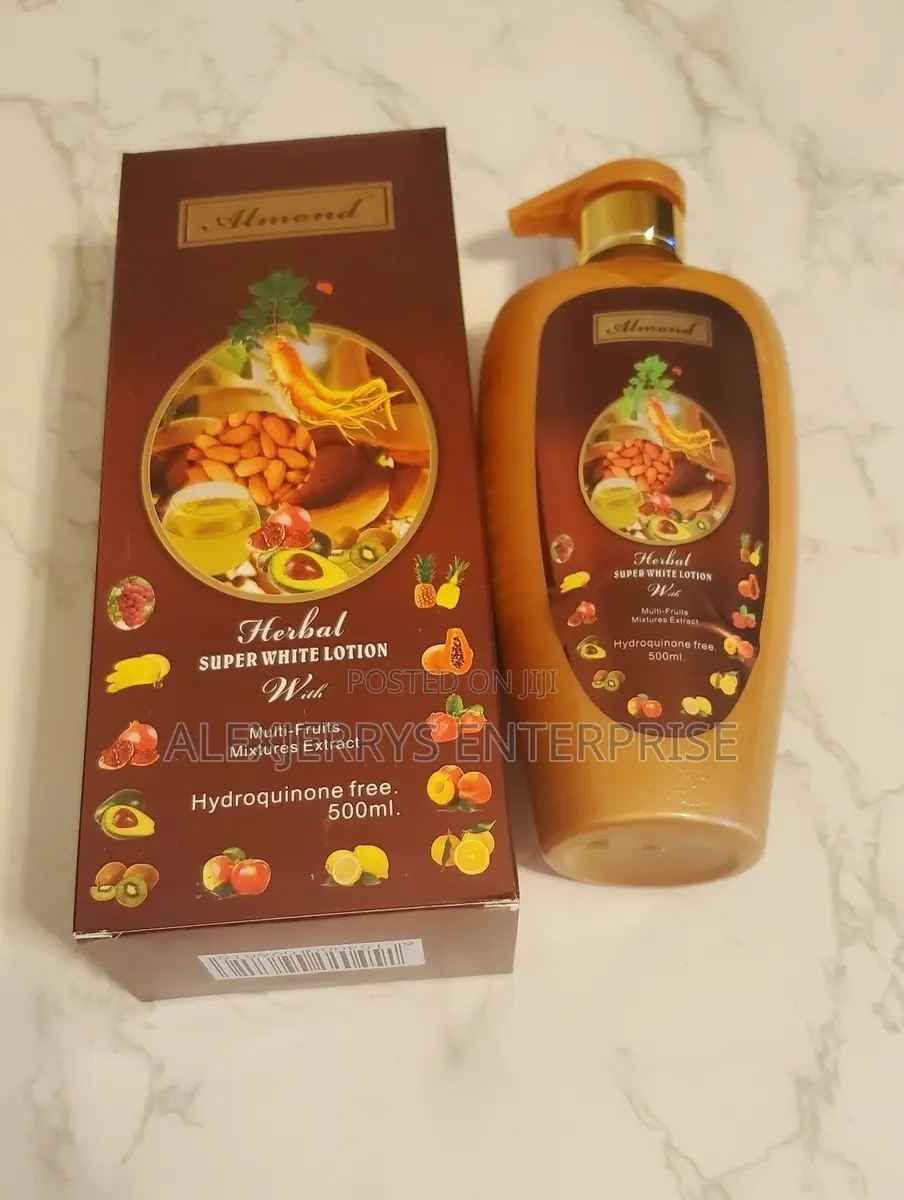 Almond Super White Natural Body Lotion Milk 500ml