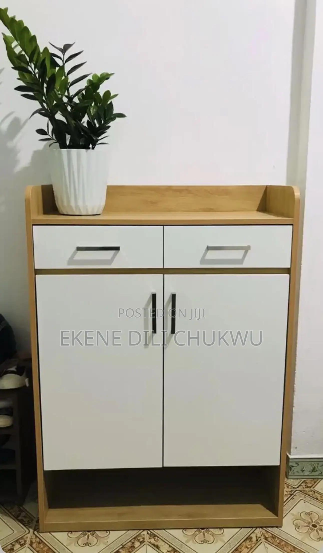 Modern Wooden Locker Cupboard With Drawers