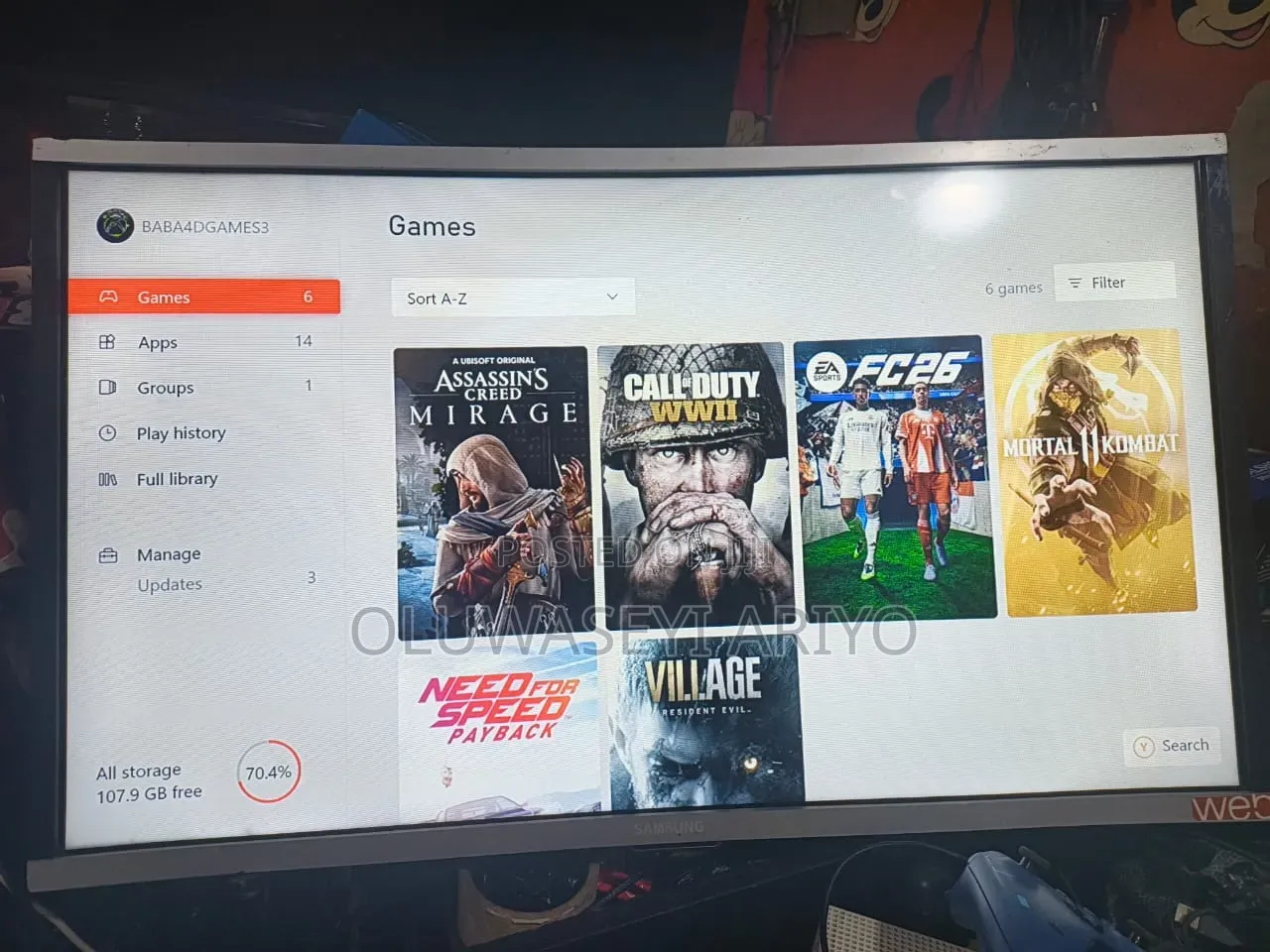 Fine Curve Tokunbo Samsung 32 Inch Gaming TV