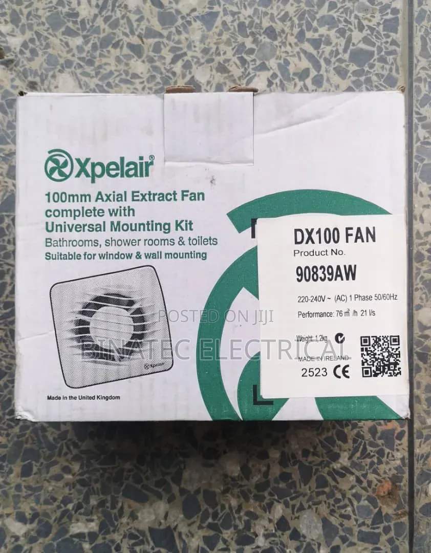 4" Xpelair Extractor Fan